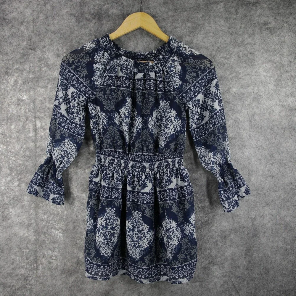 Lot of 2 Dresses Girls 7-8 Lands End SeerSucker Childrens Place Wholesale Bundle